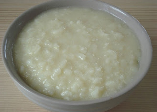 Resep Cara Membuat Bubur Nasi Putih Polos